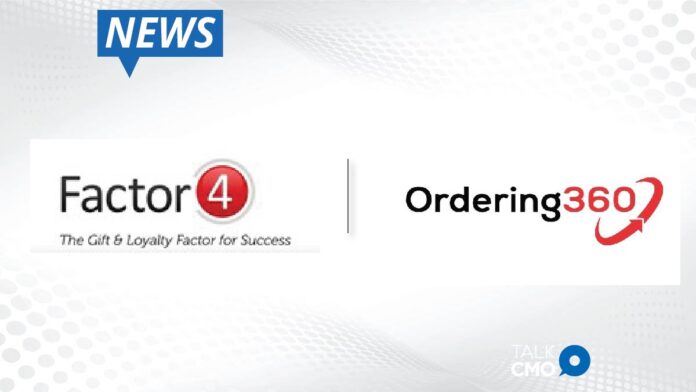 Factor4 Announces Integration with Ordering360-01