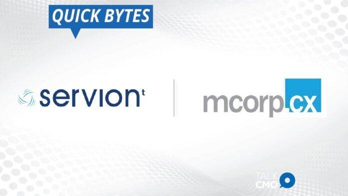 Servion Global Solutions Announces Partnership with McorpCX-01