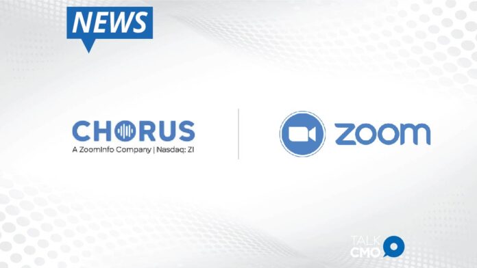 Chorus.ai Launches Conversation Intelligence App Within Zoom Meetings