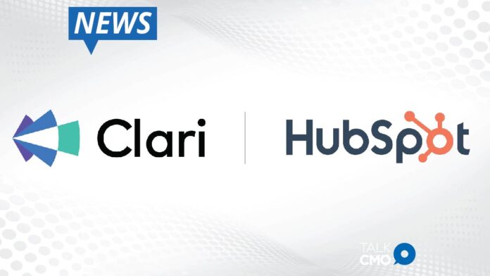 Clari Announces Investment from HubSpot Ventures