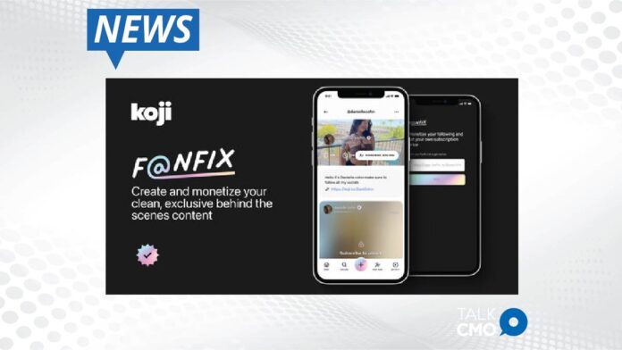 Fanfix Announces New App on Creator Economy Platform Koji