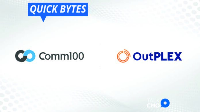 Comm100 Announces Key Partnership with OutPLEX to Drive Digital CX Excellence-01