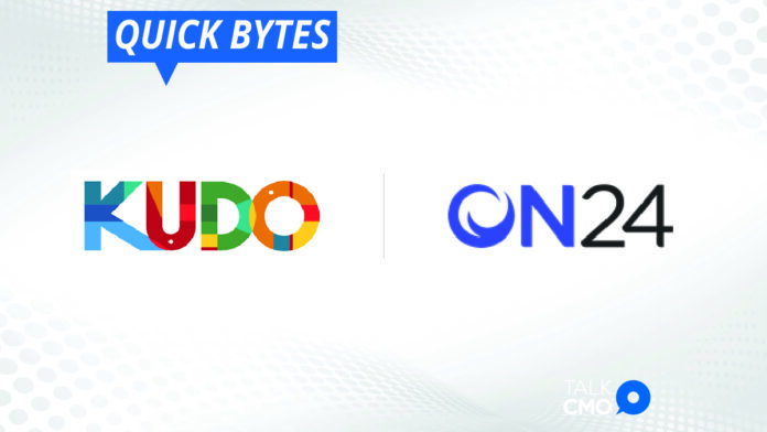 KUDO and On24 announce partnership For Enhanced Personalized Digital Experience-01