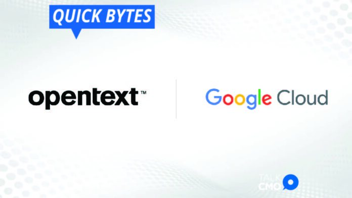 OpenText and Google Cloud to Collaborate on Next Generation Content Services-01