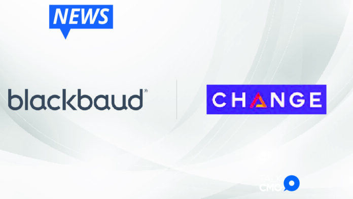 BLACKBAUD PARTNERS WITH CHANGE_ A DONATION TECHNOLOGY PLATFORM_ TO OFFER COMPANIES CUSTOMER-FACING GIVING EXPERIENCES-01