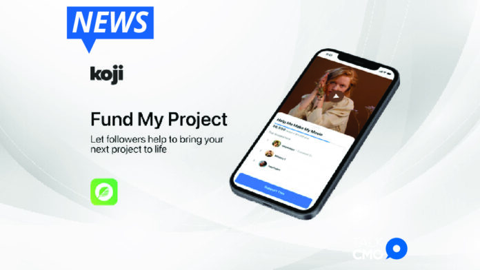 Creator Economy Platform Koji Announces Fund My Project App-01