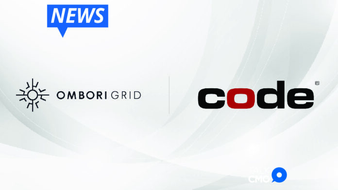 OmboriGrid announces partnership with Code Corporation to reduce cost of barcode scanning-01