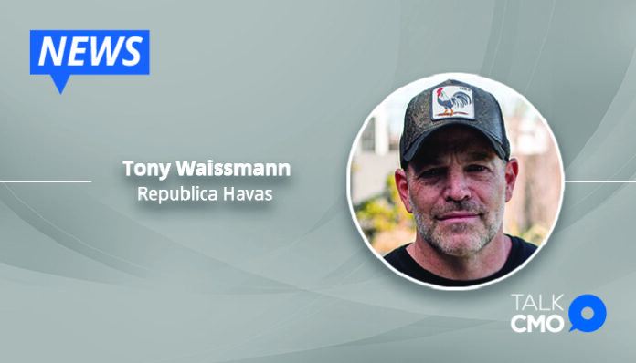 Republica Havas Names Tony Waissmann Chief Creative Officer-01