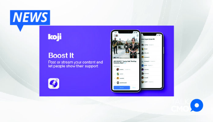 Creator Economy Platform Koji Launches Boost It App-01