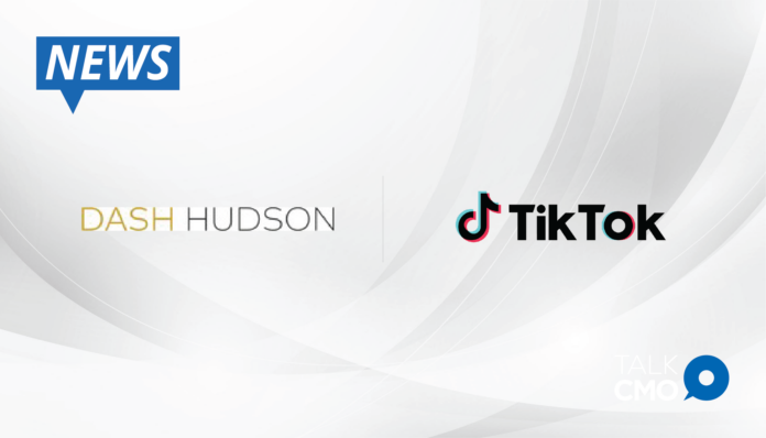 Dash Hudson joins Tiktok