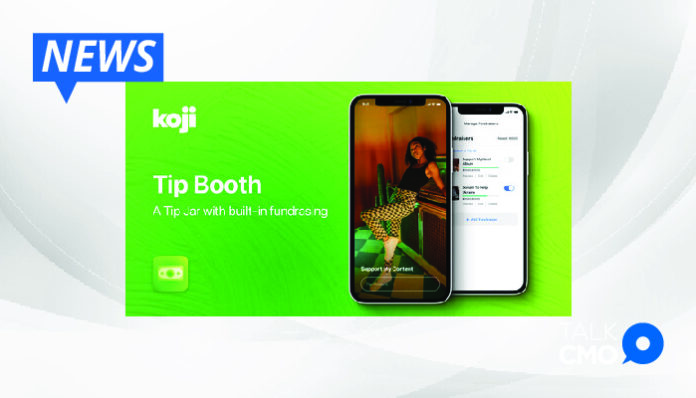 YouTuber Film Booth Launches Tip Booth App on Creator Economy Platform Koji-01