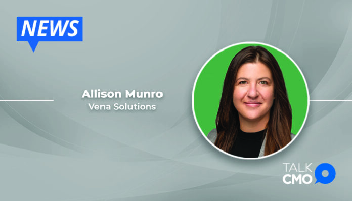 Vena Announce Allison Munro as Chief Marketing _ Ecosystem Officer To Boost Customer and Partner Growth-01