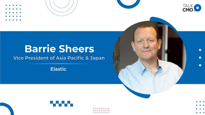 Elastic Hires Barrie Sheers as Vice President of Asia Pacific and Japan