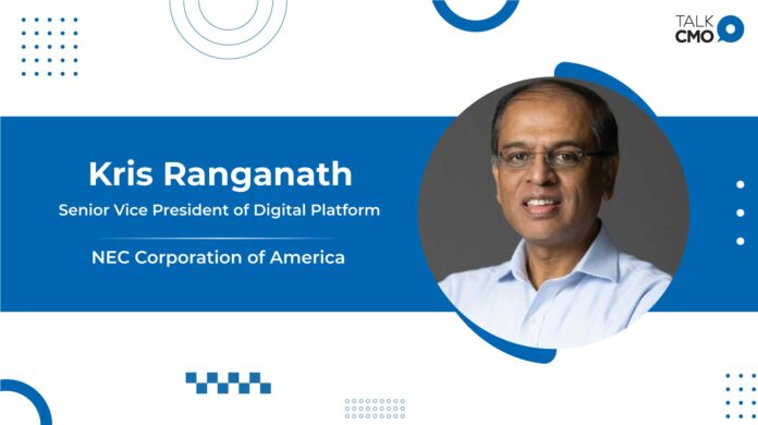 NEC Corporation Of America Adds Kris Ranganath As Senior Vice President Of Digital Platform
