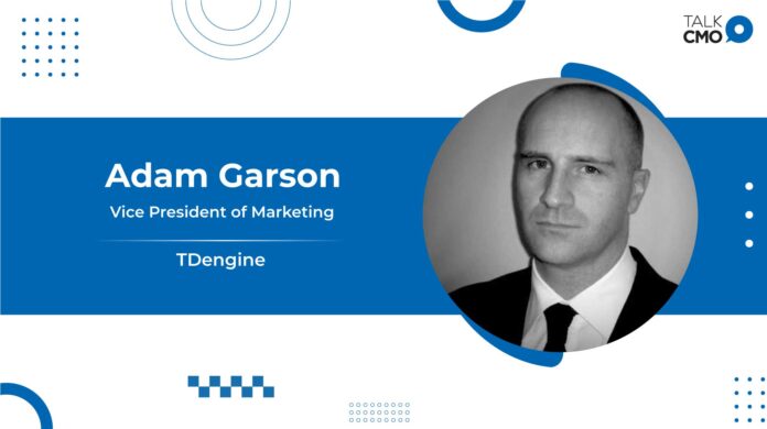 TDengine Adds Adam Garson As Vice President of Marketing