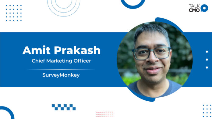 Amit Prakash Joins SurveyMonkey as Chief Marketing Officer