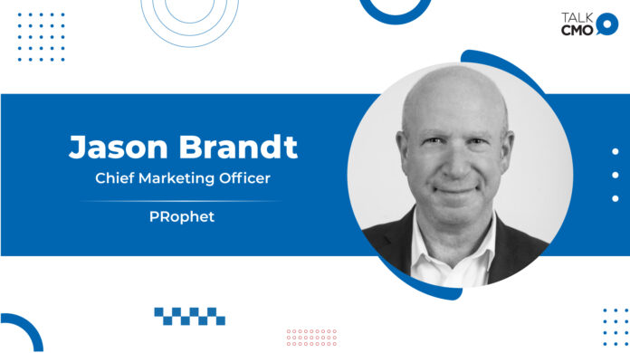 PRophet, AI-Powered Suite for PR and Marketing Professionals, Appoints Jason Brandt as Chief Marketing Officer